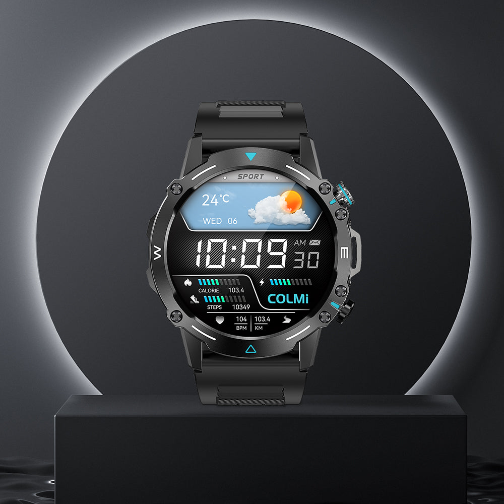 Έξυπνο ρολόι Colmi M42 με οθόνη AMOLED, λεπτό σχεδιασμό, πάνω από 100 λειτουργίες άθλησης και διάρκεια μπαταρίας 10 ημερών.