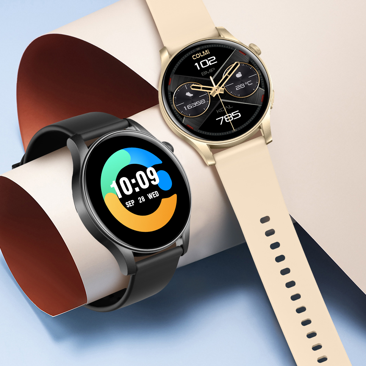Έξυπνο ρολόι Colmi V73 με μεγάλη οθόνη Amoled για γυμναστική
